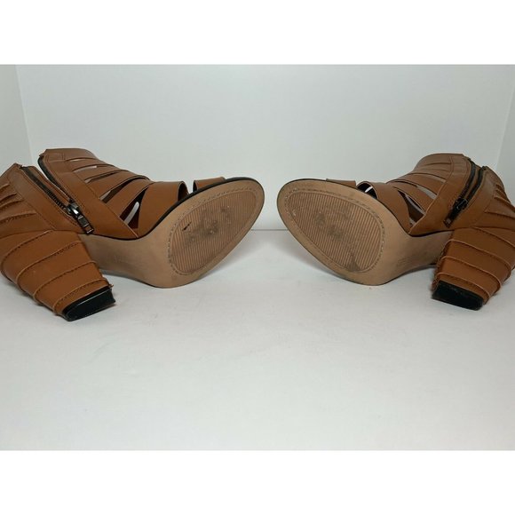 Steven by Steve Madden leather zipper heel Size 9.5 - Picture 3 of 5